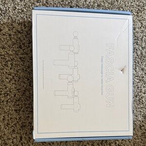 Fascia Gun Muscle Massager - White